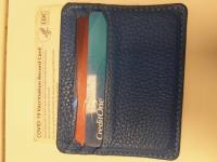 CS1034/2025 LEATHER BLUE CARD HOLDER